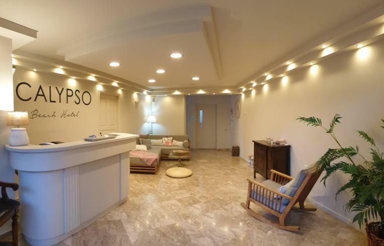 Calypso Beach Hotel Loutra Edipsou  ภายนอก รูปภาพ